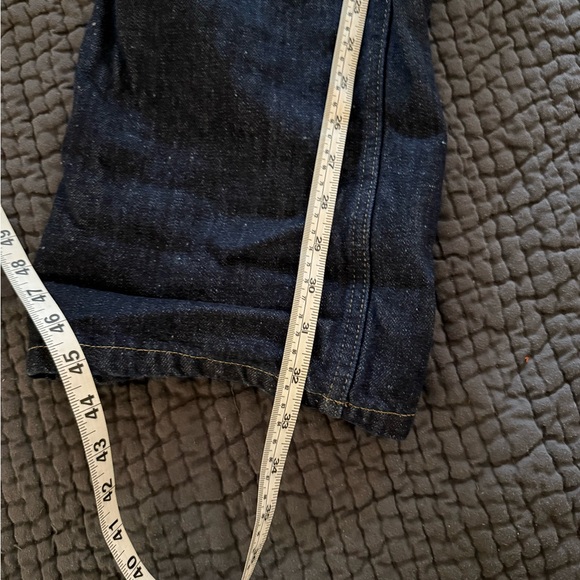 Damson Madder Italian Selvedge Sylvie Jeans With Turn Up - Picture 5 of 5